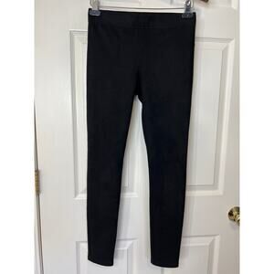 David Lerner New York Barlow Faux Suede Soft Legging Pant Black Small 4-6